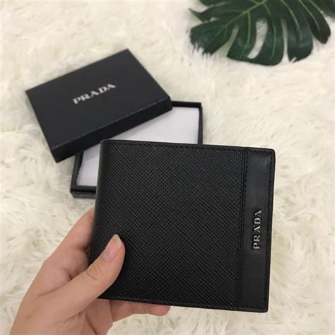 men wallet with zip prada|prada men wallet malaysia.